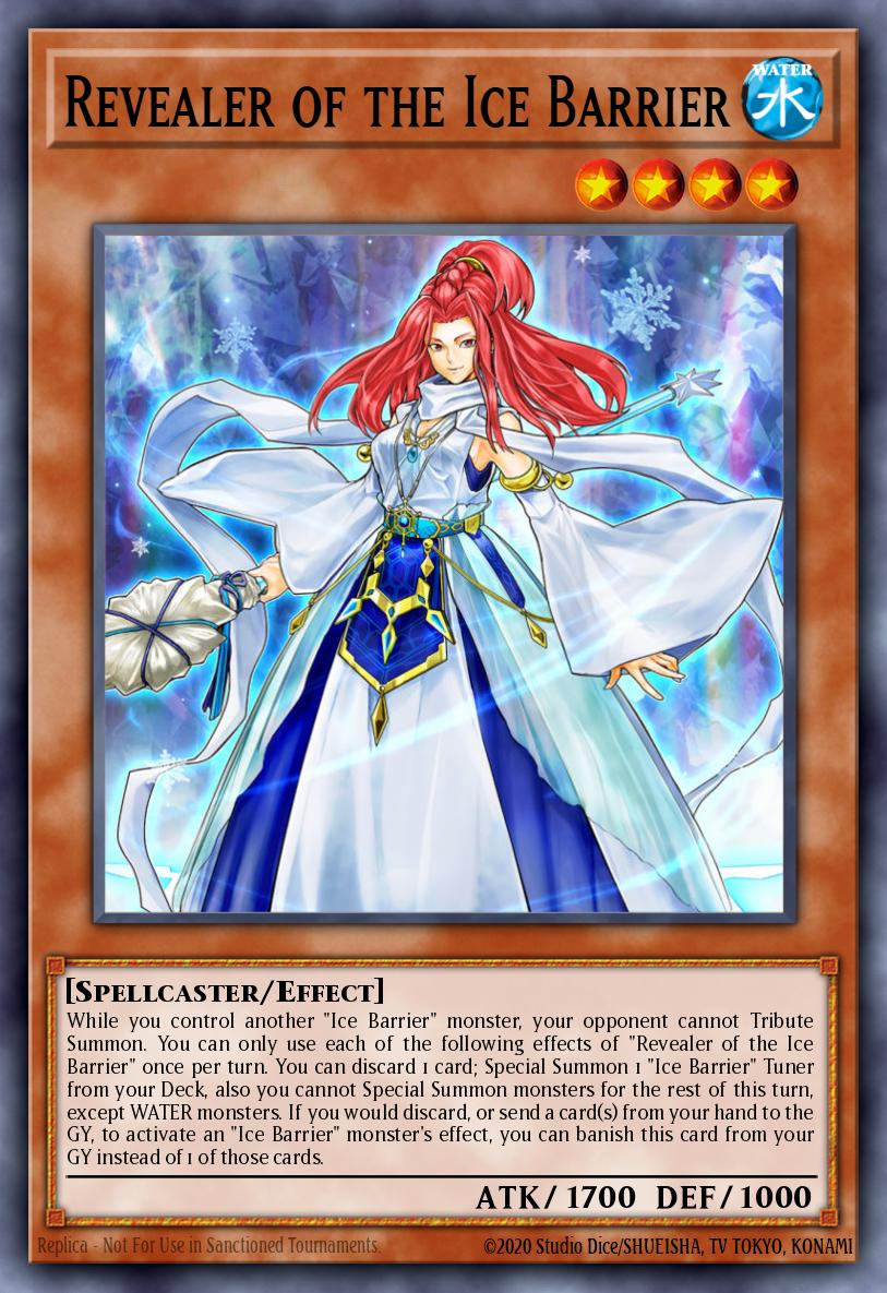 Revealer of the Ice Barrier Collector's Rare RA03-EN028 Quarter Century Bonanza Yugioh card