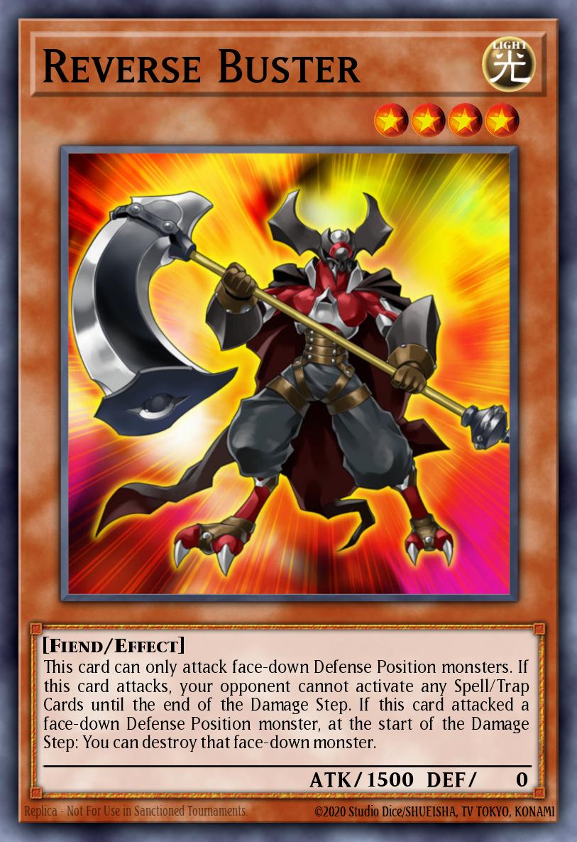 Reverse Buster Rare ORCS-EN012 Order of Chaos Yugioh card