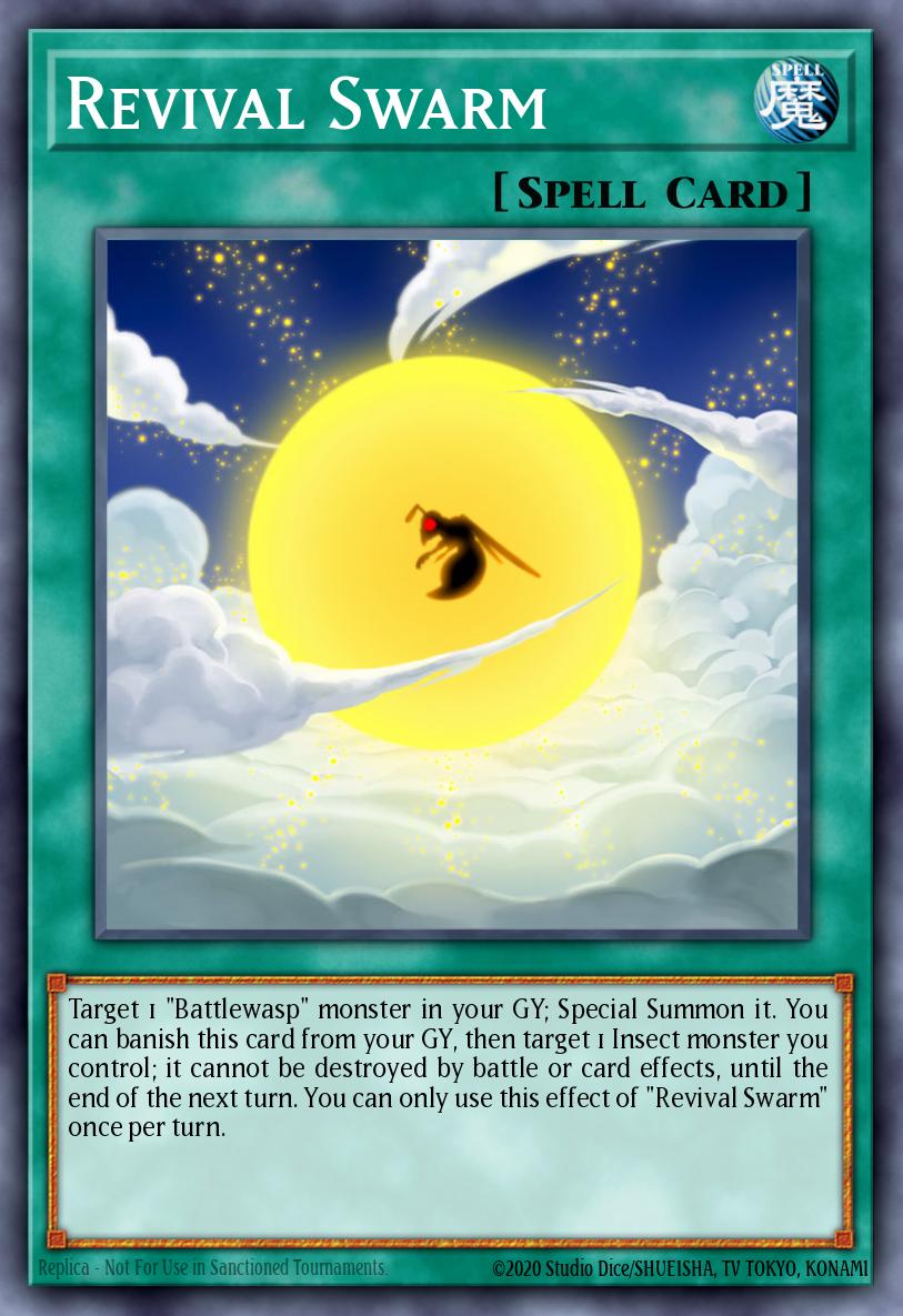 Revival Swarm Ultra Rare BLHR-EN041 Battles of Legend Heros Revenge Yugioh card