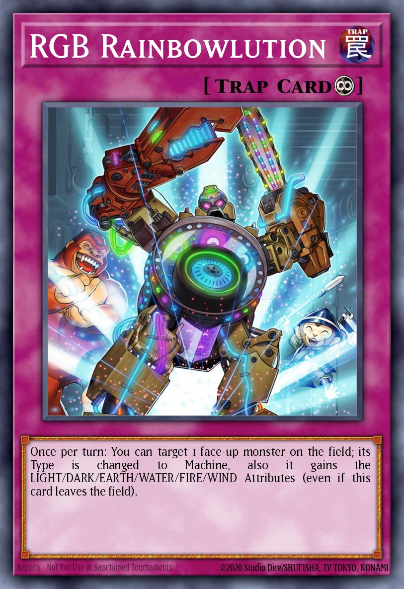RGB Rainbowlution Secret Rare BLMR-EN011 Battles of Legend Monstrous Revenge Yugioh card