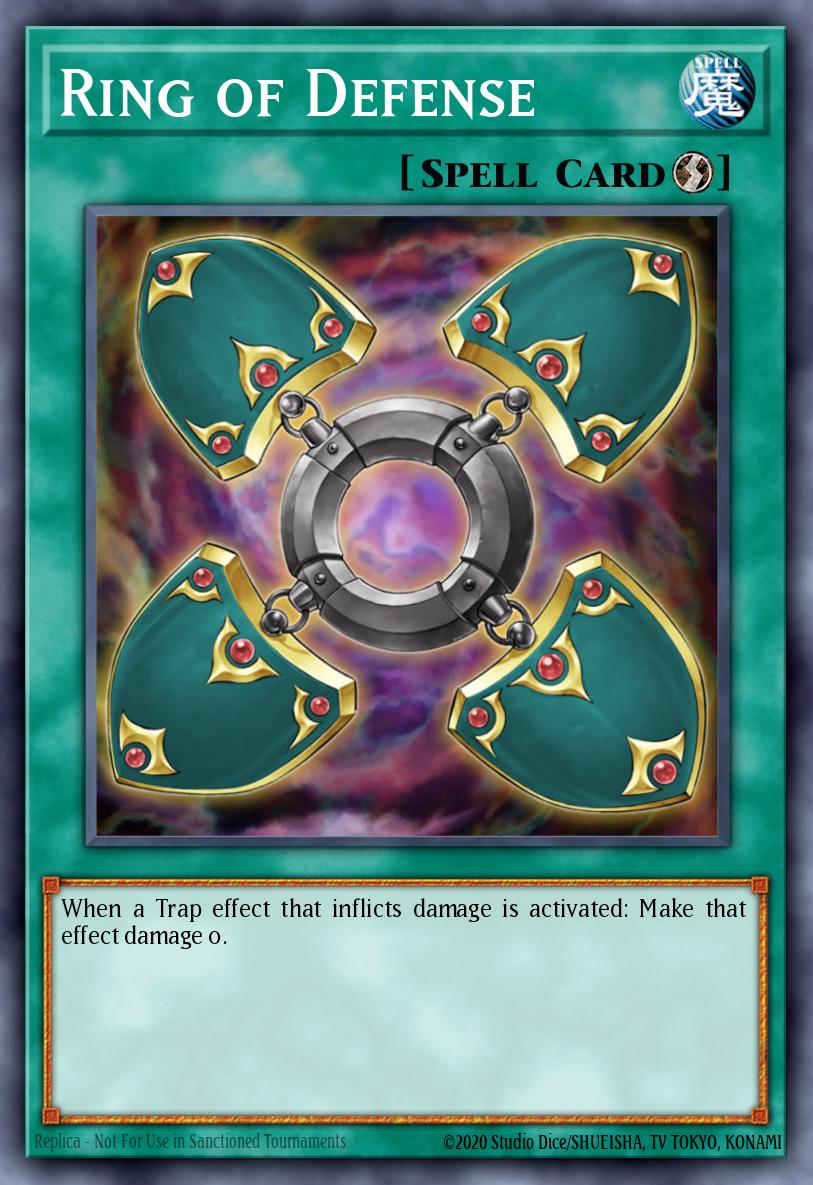 Ring of Defense Ultra Rare DP2-EN026 Duelist Pack Chazz Princeton Yugioh card