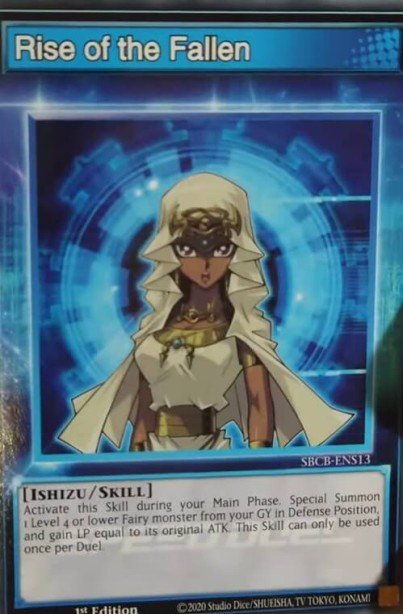 Rise of the Fallen Common SBCB-ENS13 Speed Duel Battle City Box Yugioh card
