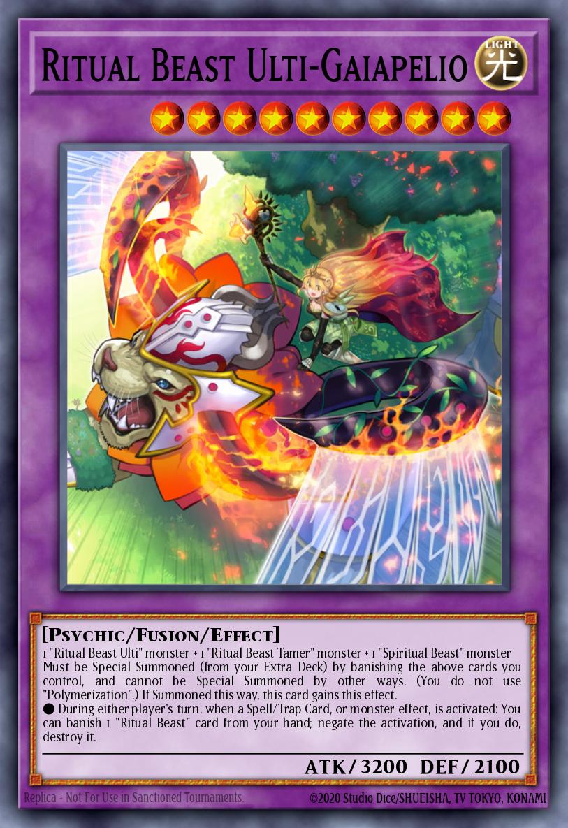 Ritual Beast Ulti-Gaiapelio Secret Rare BLTR-EN086 Battles of Legend Terminal Revenge Yugioh card