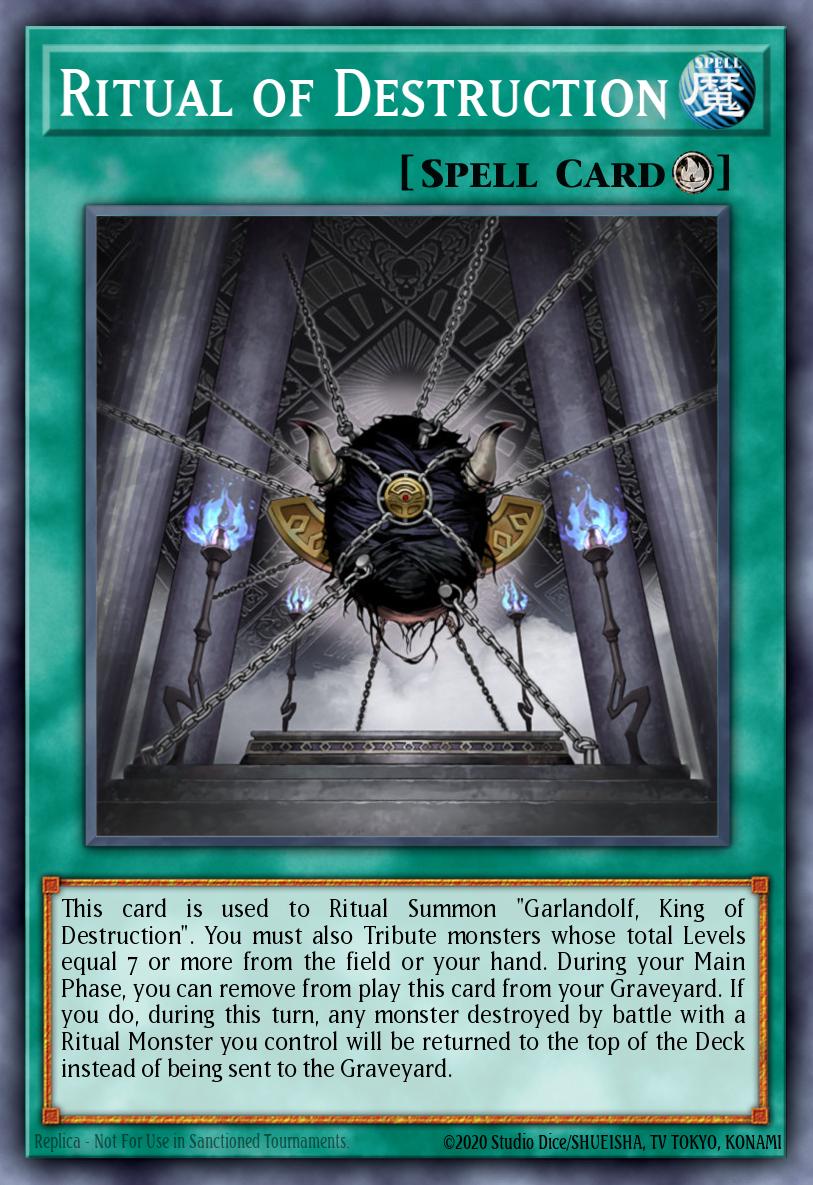 Ritual of Destruction Common ABPF-EN058 Absolute Powerforce Yugioh card