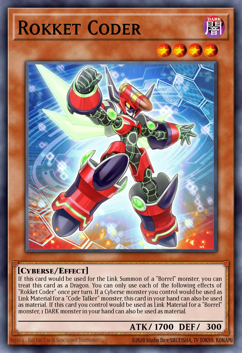 Rokket Coder Secret Rare BLMR-EN006 Battles of Legend Monstrous Revenge Yugioh card