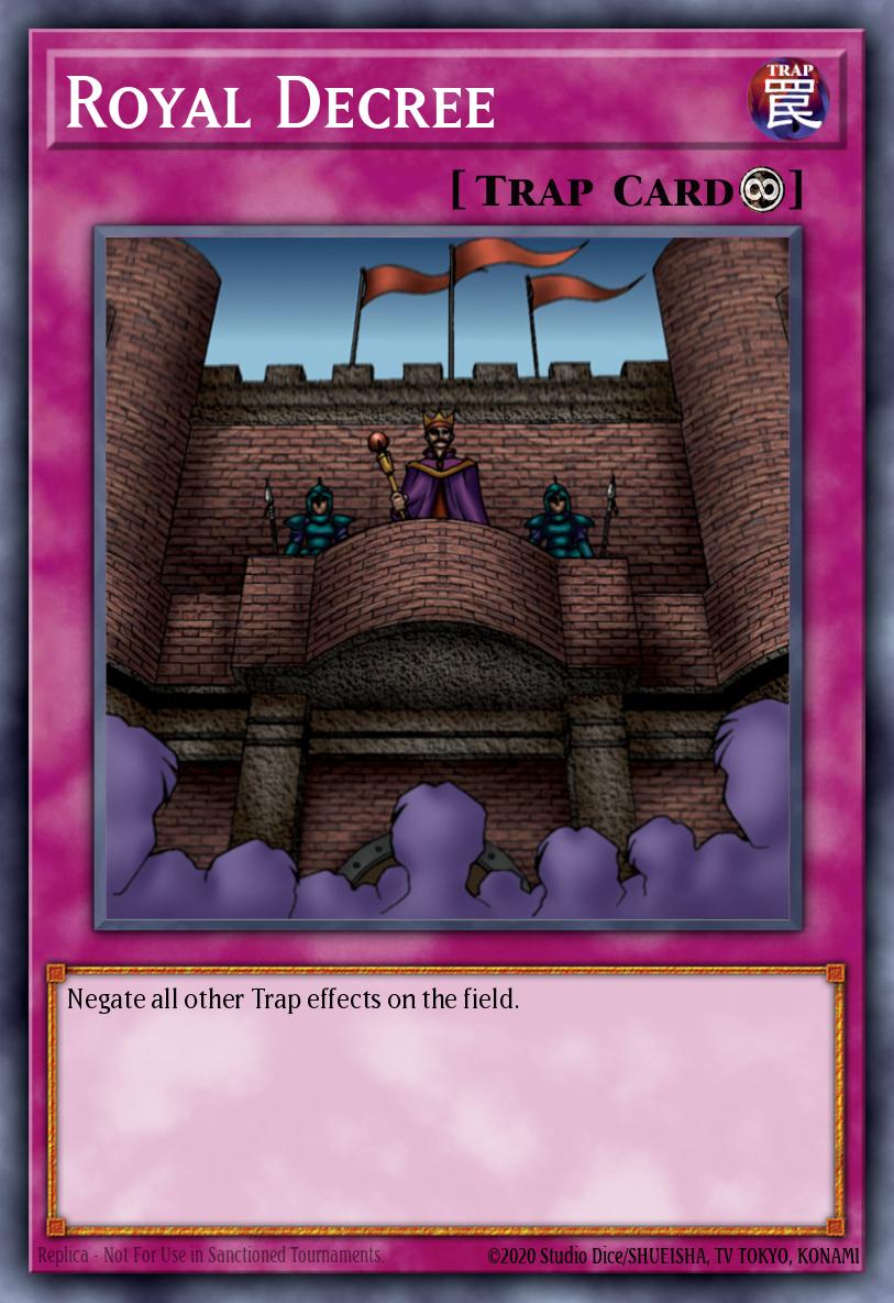 Royal Decree Super Rare DB2-EN106 Dark Beginning 2 Yugioh card