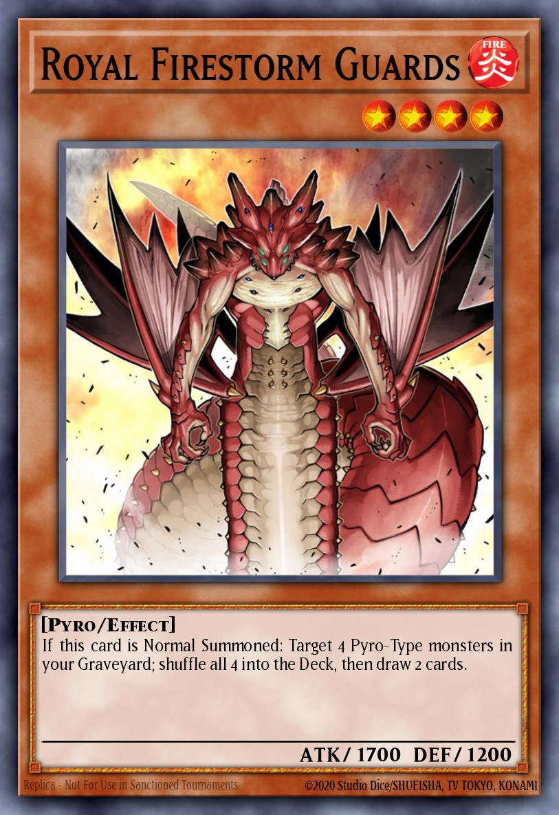 Royal Firestorm Guards Rare BP03-EN034 Battle Pack 3 Monster League Yugioh card