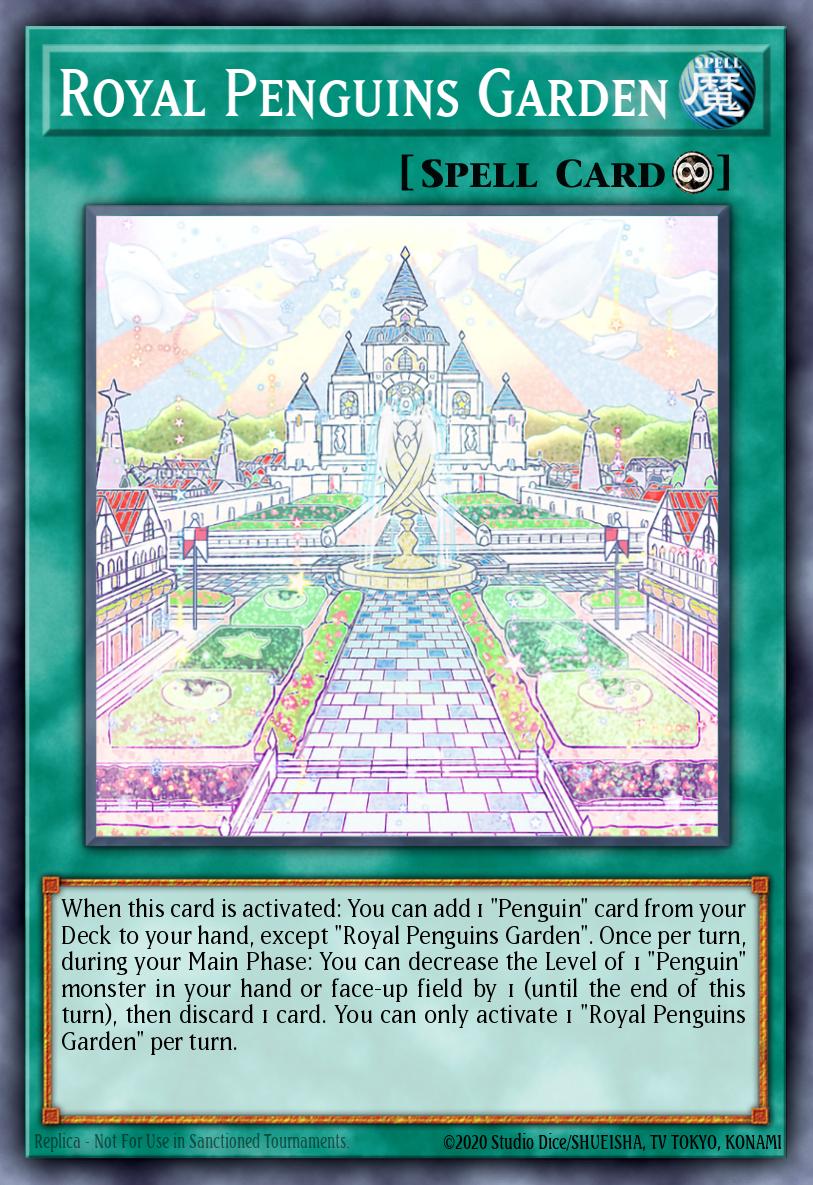 Royal Penguins Garden Common BODE-EN063 Burst of Destiny Yugioh card