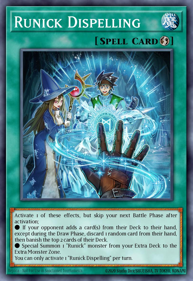 Runick Dispelling Common MP23-EN244 25th Anniversary Tin Dueling Heroes Mega Pack Yugioh card