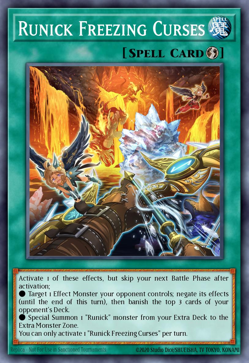 Runick Freezing Curses Ultra Rare MP23-EN245 25th Anniversary Tin Dueling Heroes Mega Pack Yugioh card