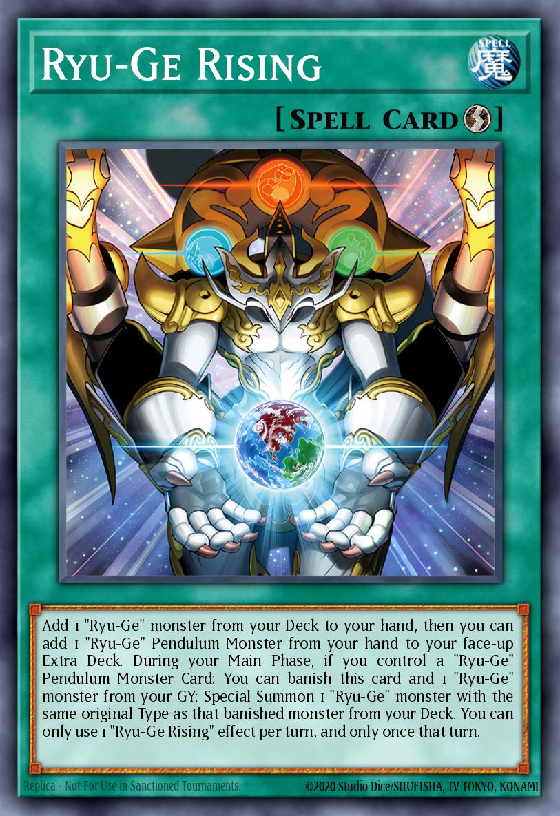 Ryu-Ge Rising Rare CRBR-EN035 Crossover Breakers Yugioh card