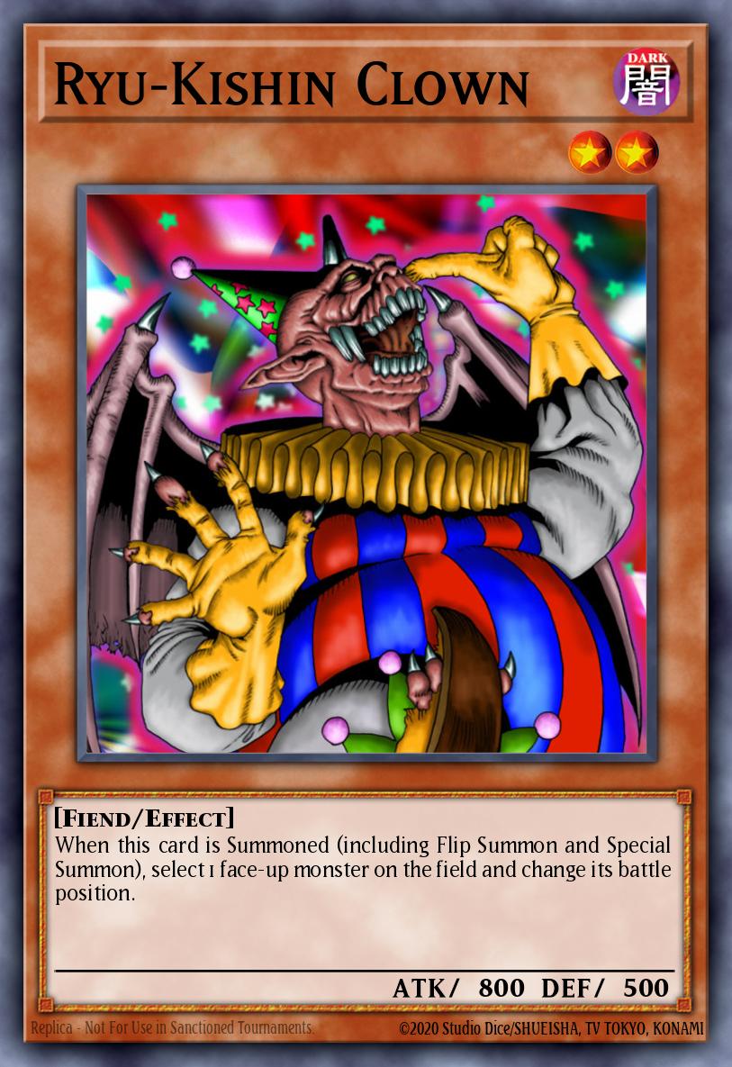 Ryu-Kishin Clown Common LOD-007 Legacy of Darkness Yugioh card