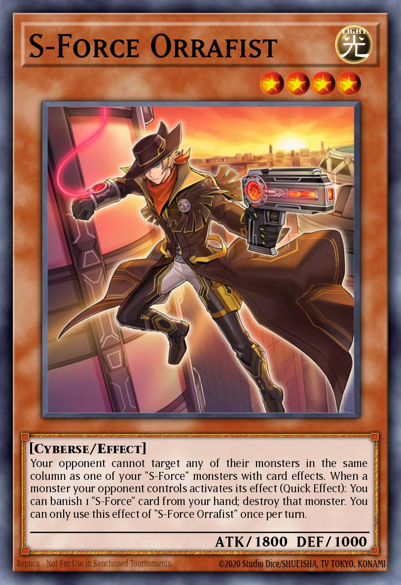S-Force Orrafist Super Rare BLVO-EN013 Blazing Vortex Yugioh card