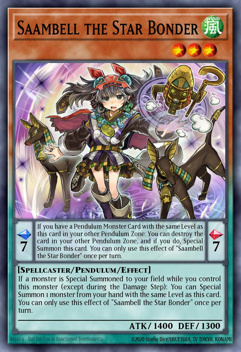 Saambell the Star Bonder Common DAMA-EN030 Dawn of Majesty Yugioh card