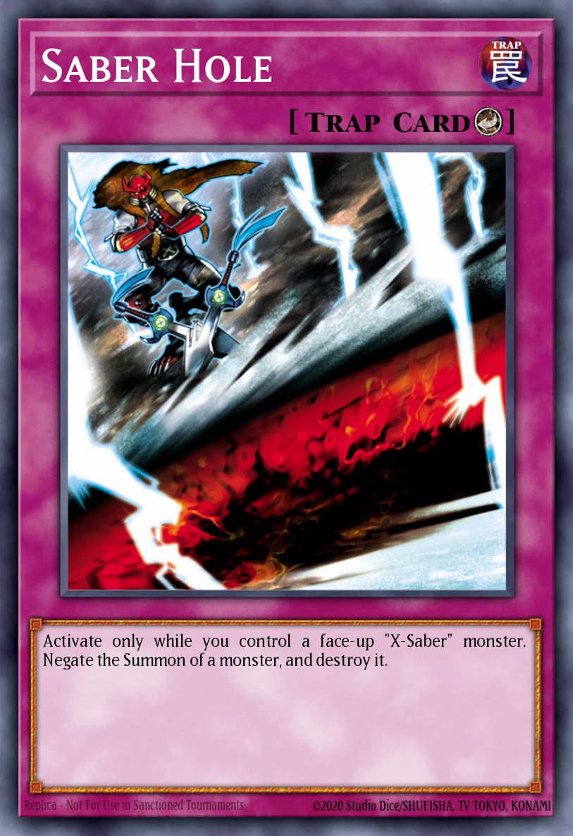 Saber Hole Common L26D-ENX27 Legendary Modern Decks 2026 Yugioh card