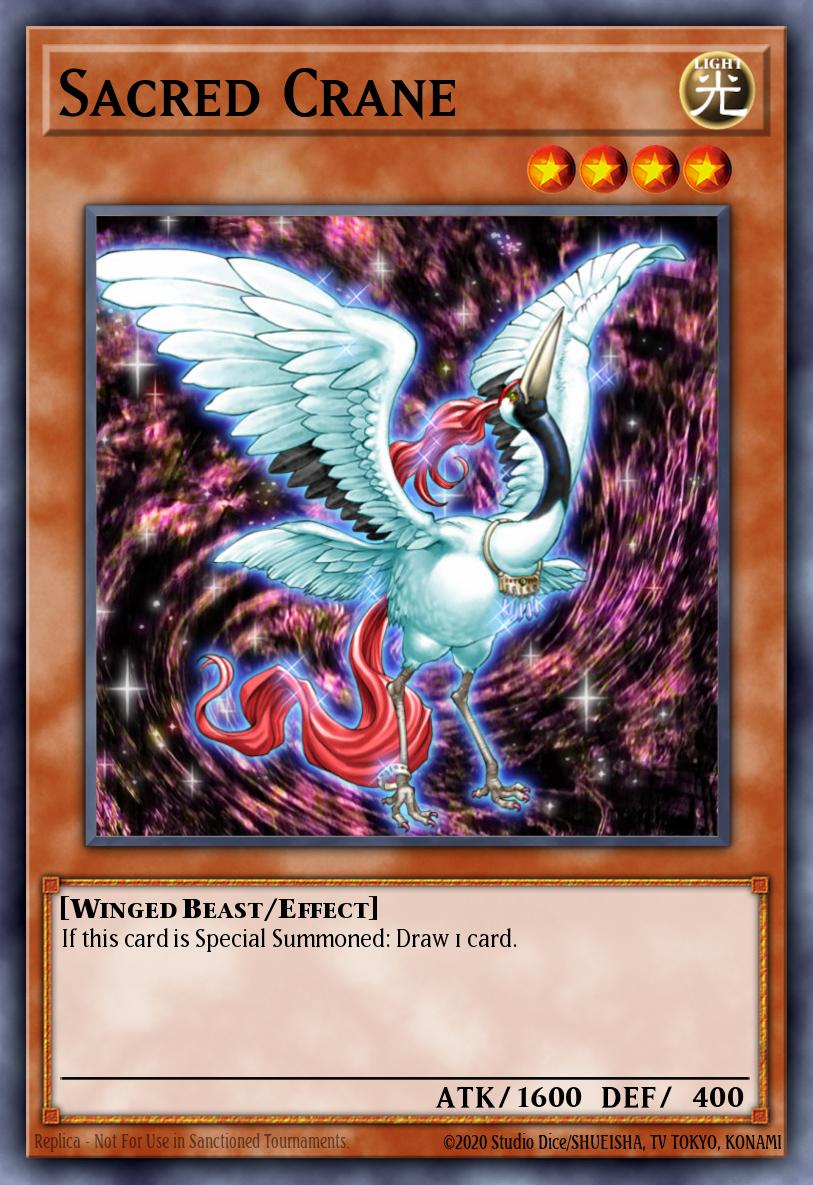 Sacred Crane Common BP03-EN010 Battle Pack 3 Monster League Yugioh card