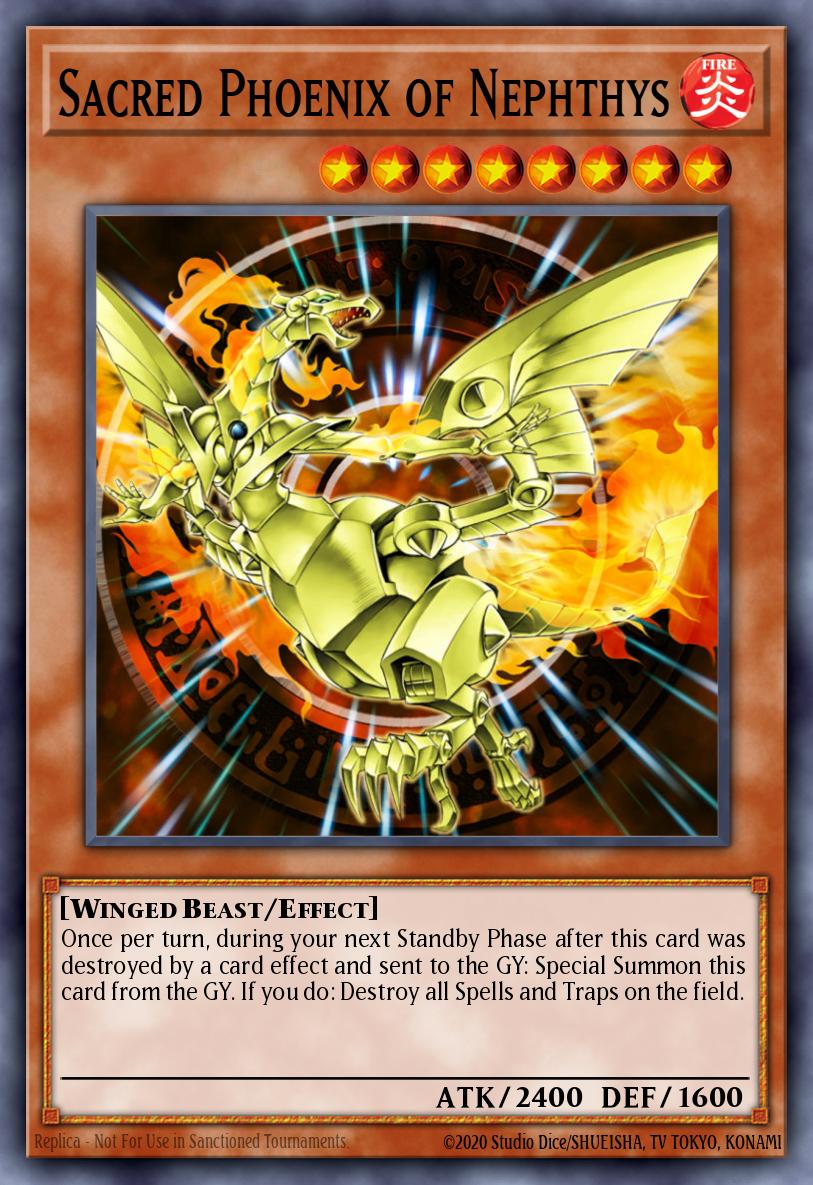 Sacred Phoenix of Nephthys Ultra Rare DR3-EN125 Dark Revelation Volume 3 Yugioh card