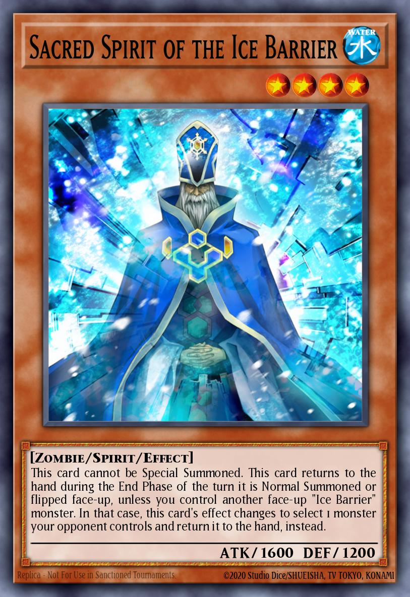 Sacred Spirit of the Ice Barrier Duel Terminal Normal Parallel Rare DT04-EN034 Duel Terminal 4 Yugioh card
