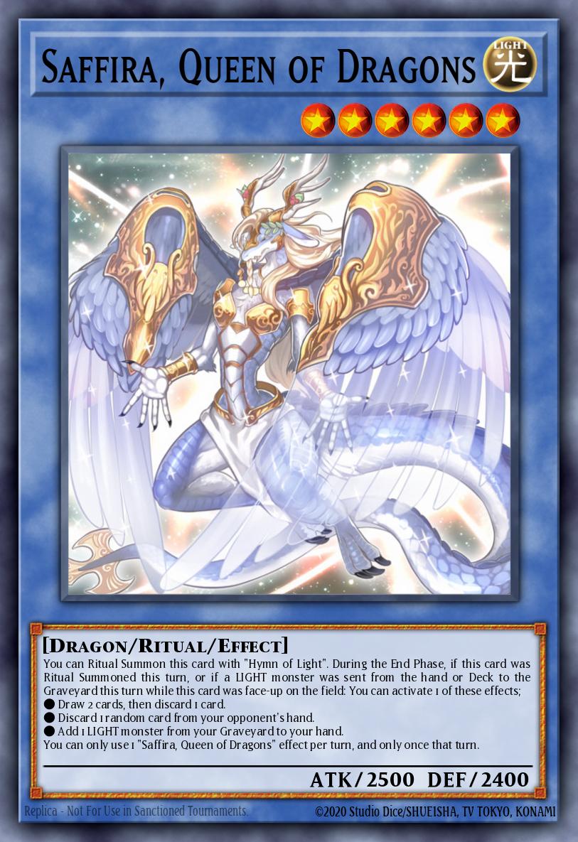 Saffira Queen of Dragons Ultra Rare MP15-EN095 2015 Mega-Tin Mega Pack Yugioh card