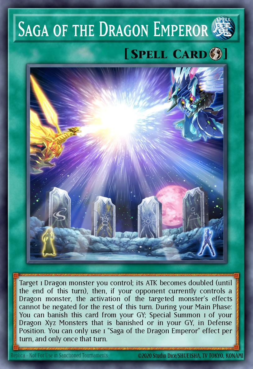 Saga of the Dragon Emperor Ultra Rare MP24-EN264 25th Anniversary Tin Dueling Mirrors Yugioh card