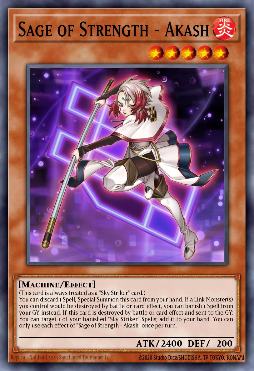 Sage of Strength - Akash Ultra Rare BLMR-EN049 Battles of Legend Monstrous Revenge Yugioh card