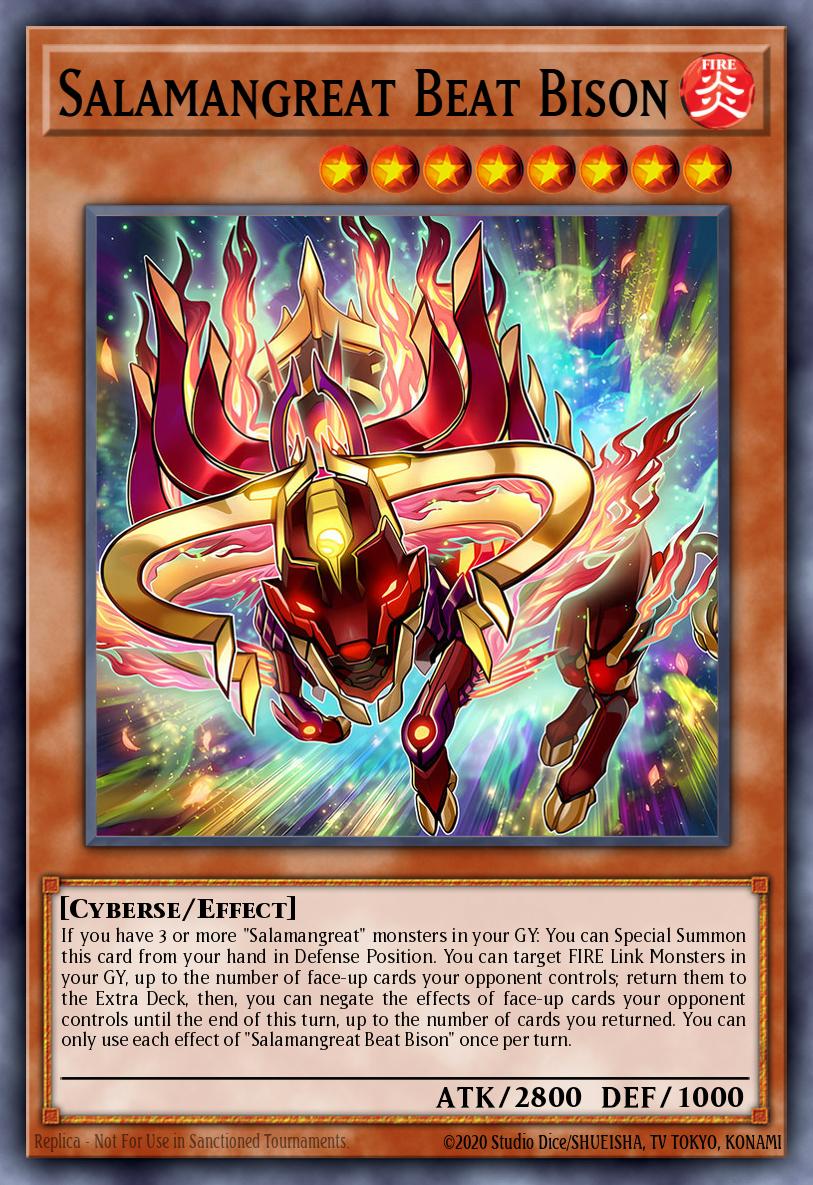 Salamangreat Beat Bison Common SDSB-EN006 Structure Deck Soulburner Yugioh card