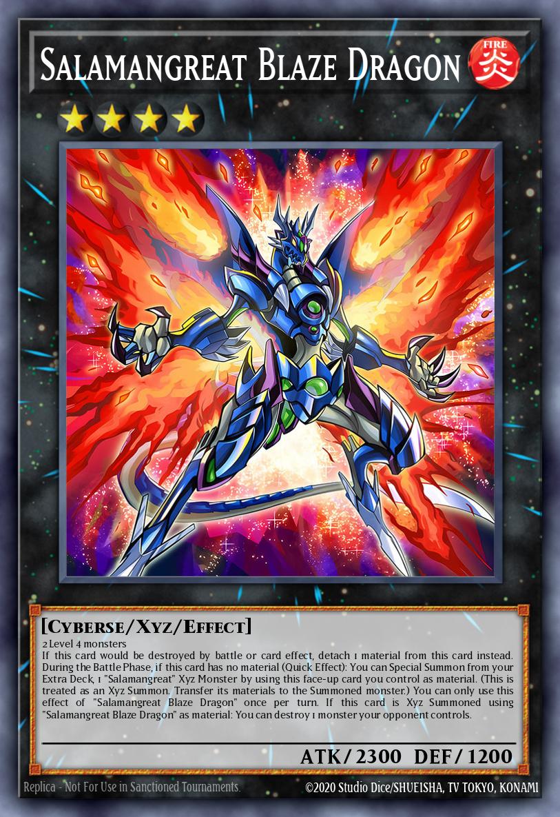Salamangreat Blaze Dragon Quarter Century Secret Rare TN23-EN007 25th Anniversary Tin Dueling Heroes Yugioh card