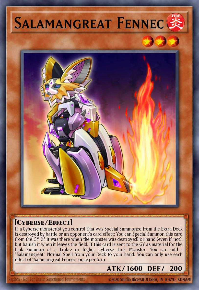 Salamangreat Fennec Common MP20-EN051 2020 Tin of Lost Memories Mega Pack Yugioh card