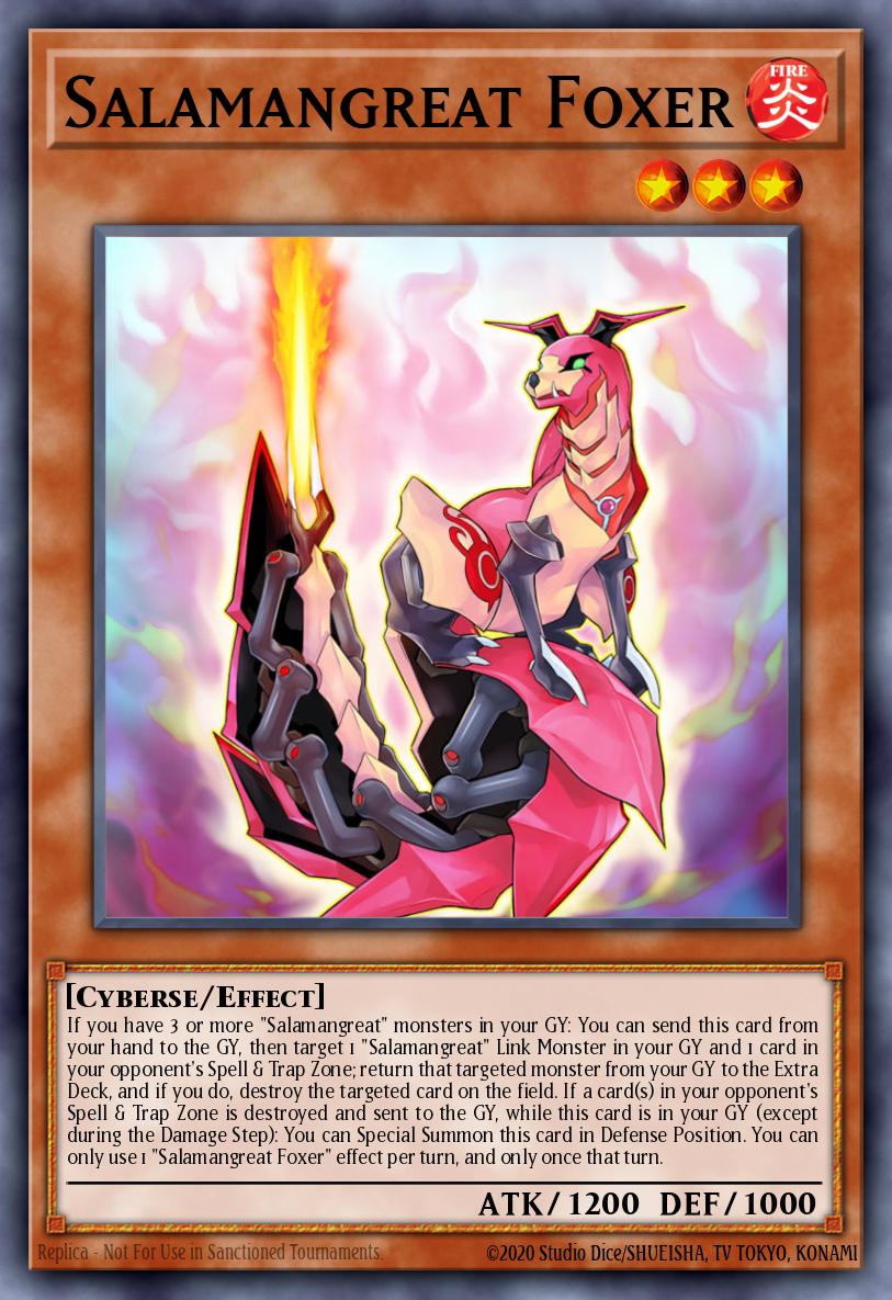 Salamangreat Foxer Common MP20-EN004 2020 Tin of Lost Memories Mega Pack Yugioh card