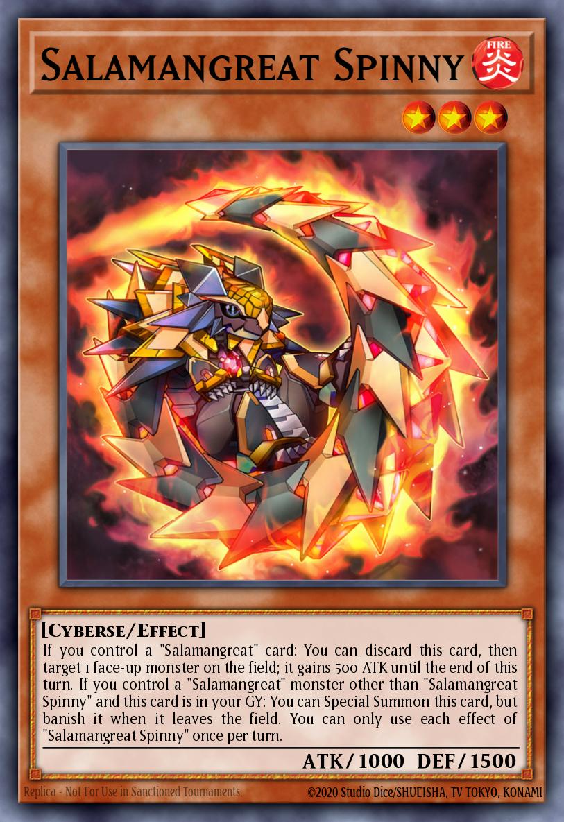 Salamangreat Spinny Common LD10-EN009 Legendary Duelists Soulburning Volcano Yugioh card