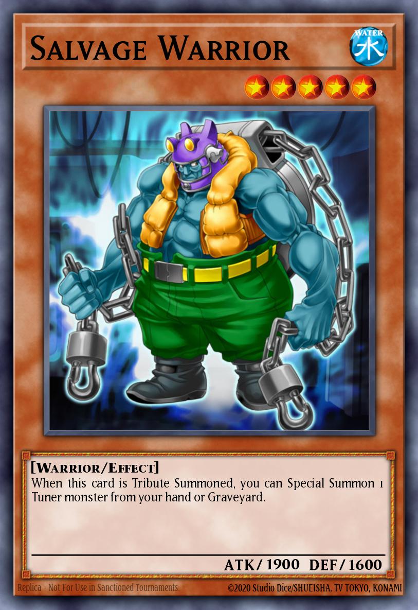 Salvage Warrior Rare EXVC-EN003 Extreme Victory Yugioh card
