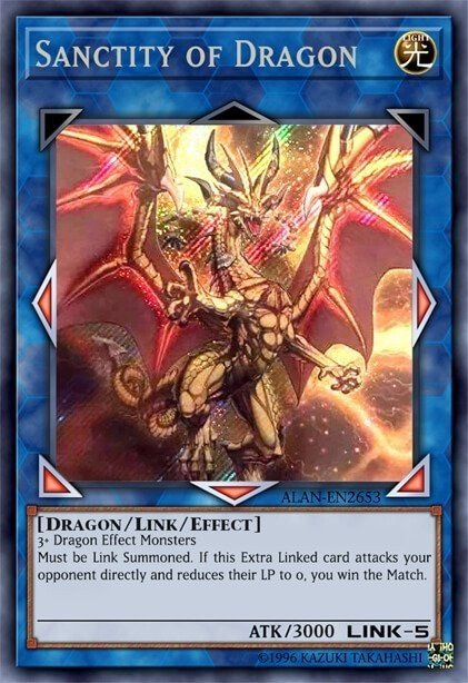Sanctity of Dragon Extra Secret 2017-EN001 Yu-Gi-Oh! World Championship 2017 prize cards Yugioh card