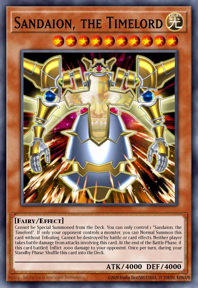 Sandaion the Timelord Ultra Rare BLRR-EN025 Battles of Legend Relentless Revenge Yugioh card