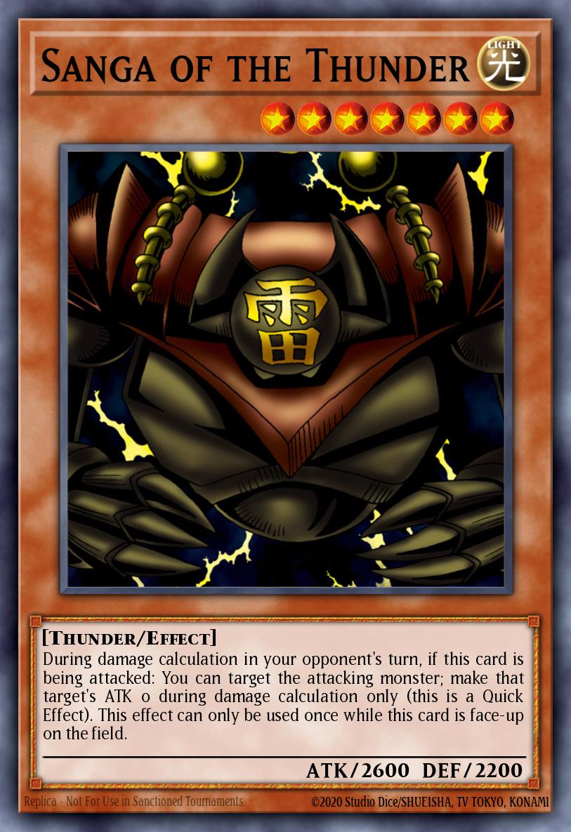 Sanga of the Thunder Common DB1-EN157 Dark Beginning 1 Yugioh card