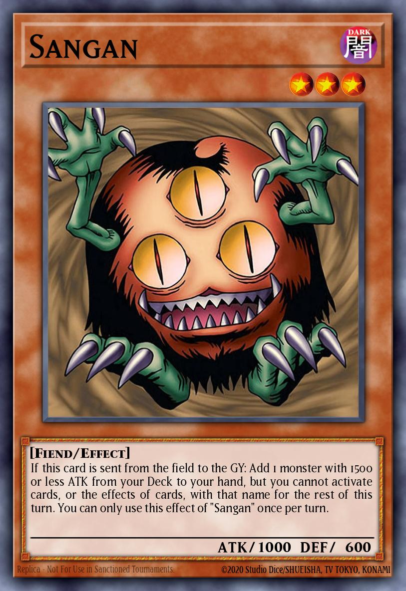 Sangan Rare DB2-EN042 Dark Beginning 2 Yugioh card