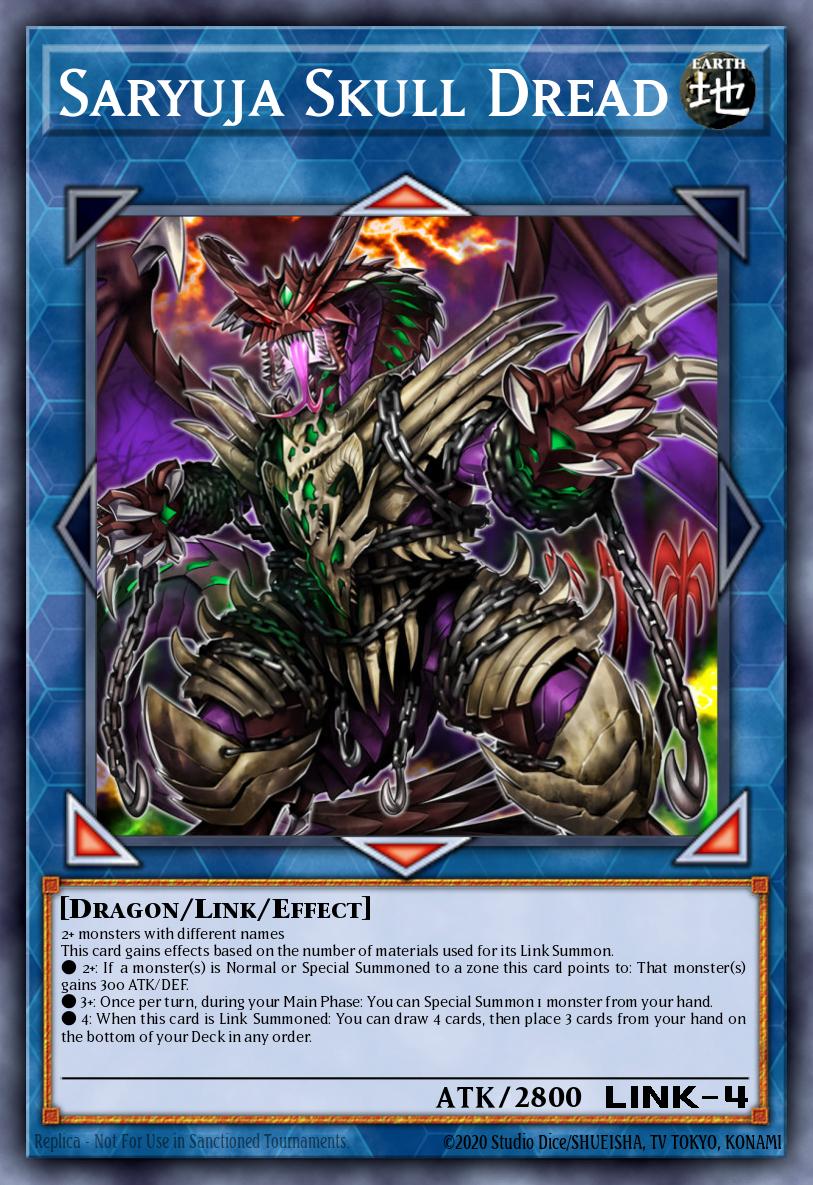 Saryuja Skull Dread Secret Rare MP18-EN202 2018 Mega-Tin Mega Pack Yugioh card