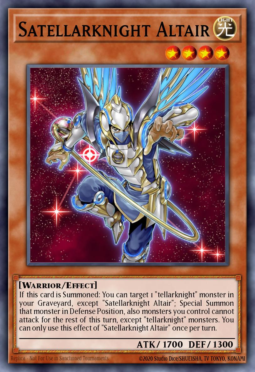 Satellarknight Altair Secret Rare BLGG-EN060 Battles of Legend: Glorious Gallery Yugioh card