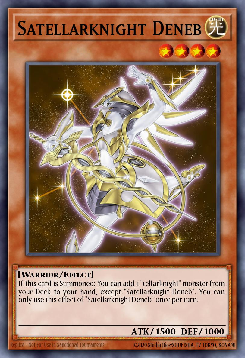 Satellarknight Deneb Secret Rare BLGG-EN059 Battles of Legend: Glorious Gallery Yugioh card
