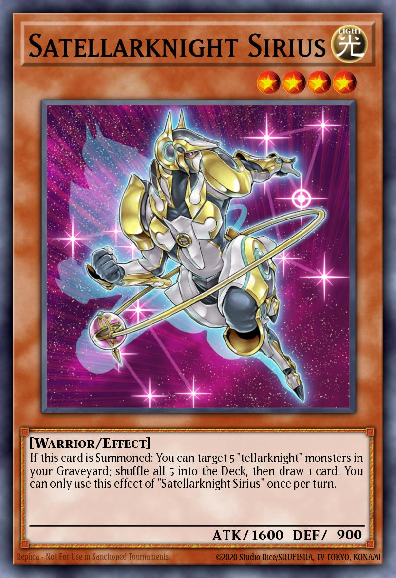 Satellarknight Sirius Rare MP15-EN146 2015 Mega-Tin Mega Pack Yugioh card
