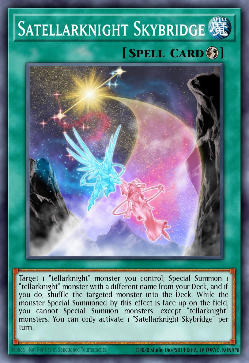 Satellarknight Skybridge Ultra Rare BLGG-EN110 Battles of Legend: Glorious Gallery Yugioh card