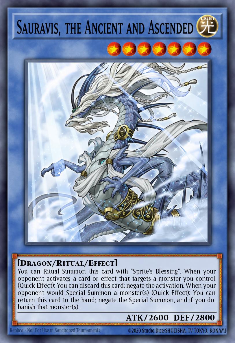 Sauravis the Ancient and Ascended Collector's Rare RA02-EN019 25th Anniversary Rarity Collection II Yugioh card