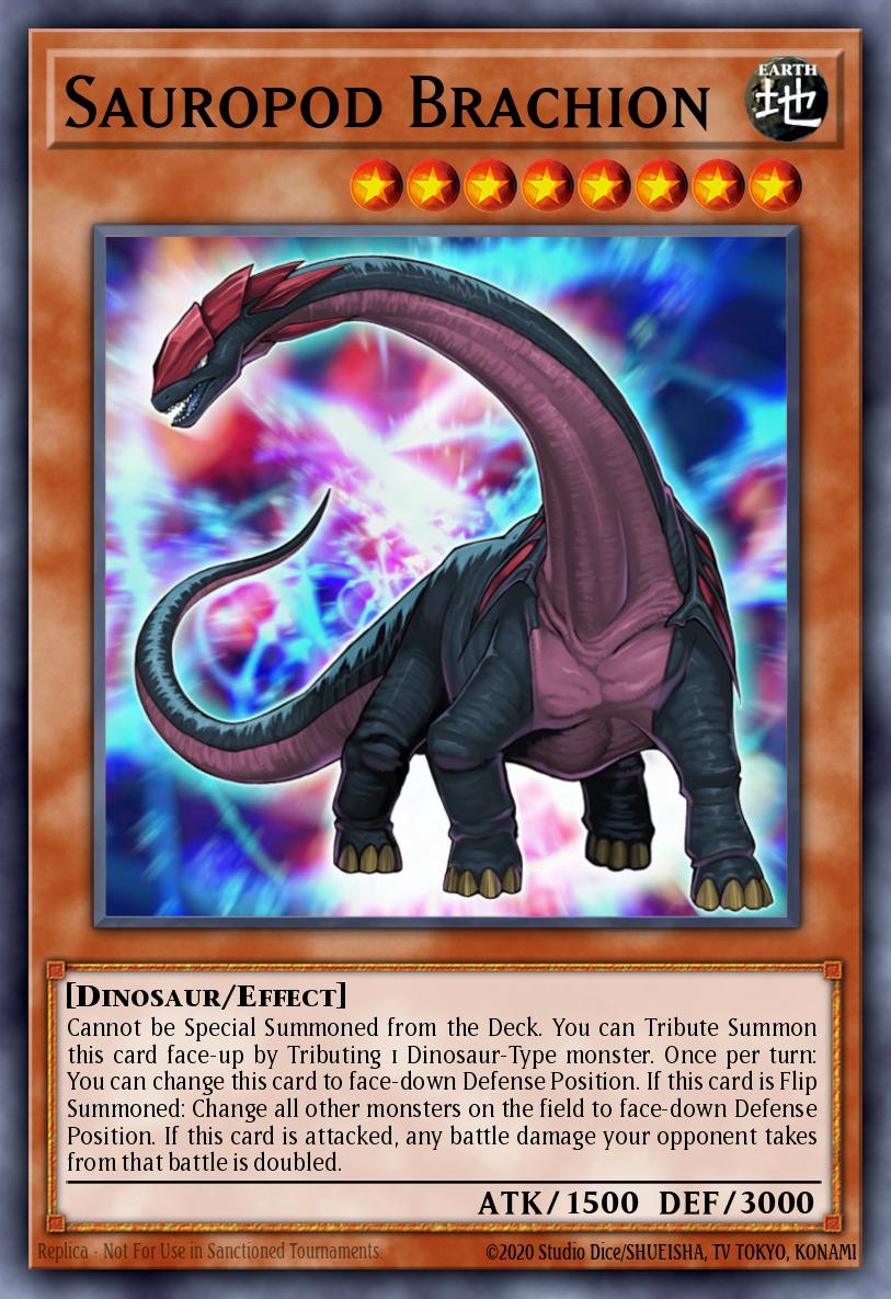 Sauropod Brachion Rare ANPR-EN095 Ancient Prophecy Yugioh card