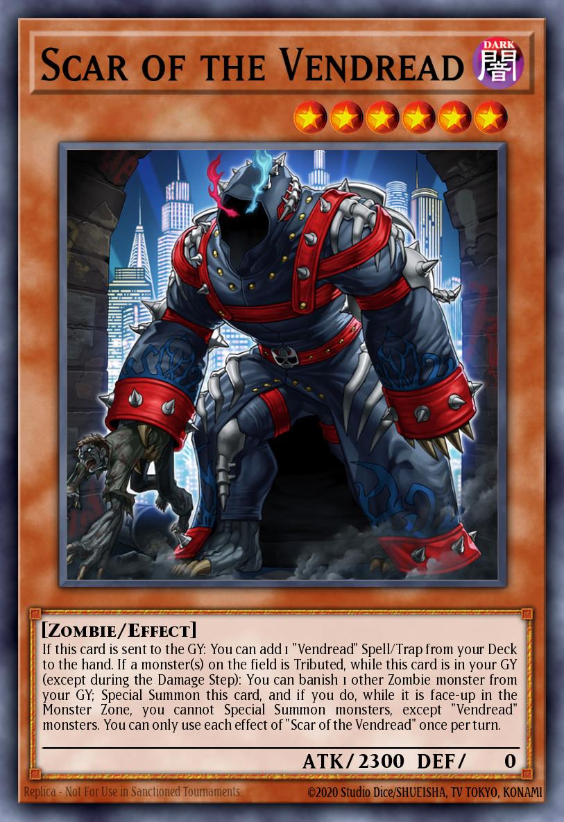 Scar of the Vendread Common POTE-EN024 Power of the Elements Yugioh card