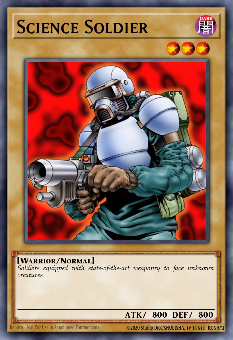 Science Soldier Common PSV-097 Pharaohs Servant Yugioh card