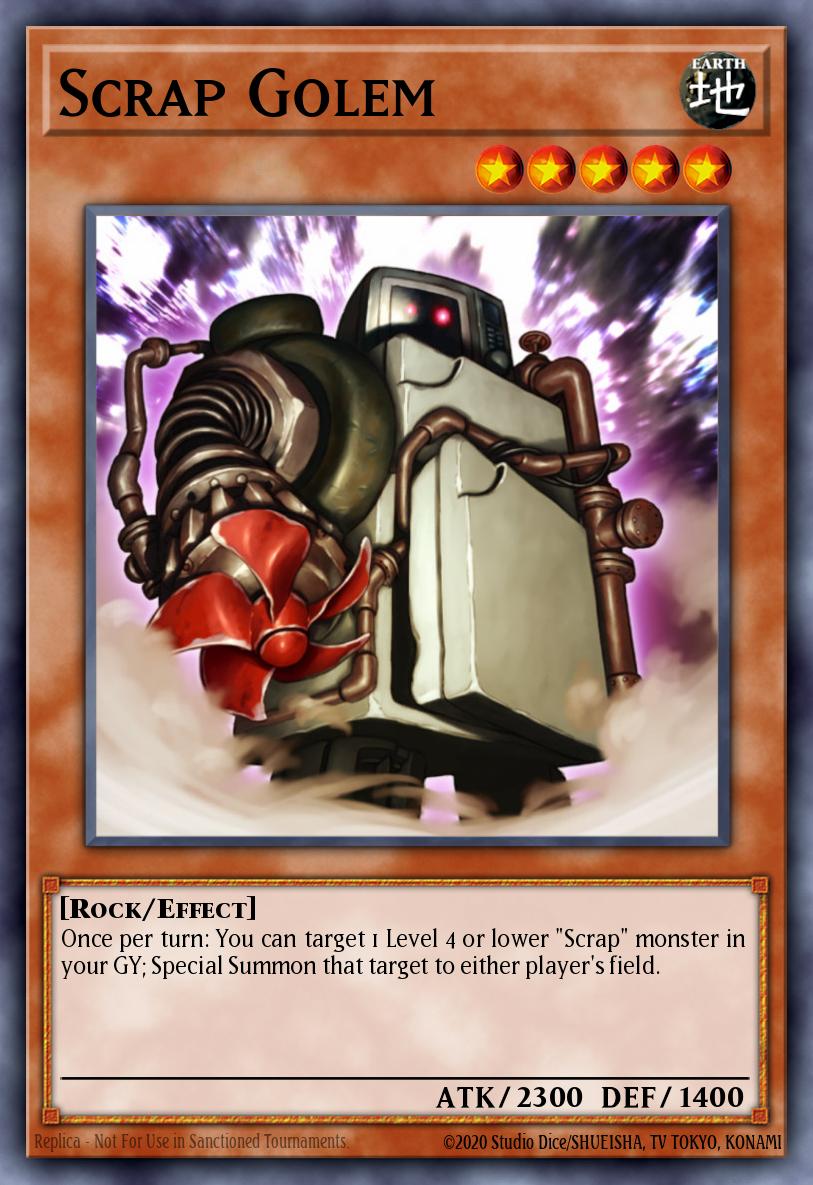 Scrap Golem Rare DREV-EN023 Duelist Revolution Yugioh card