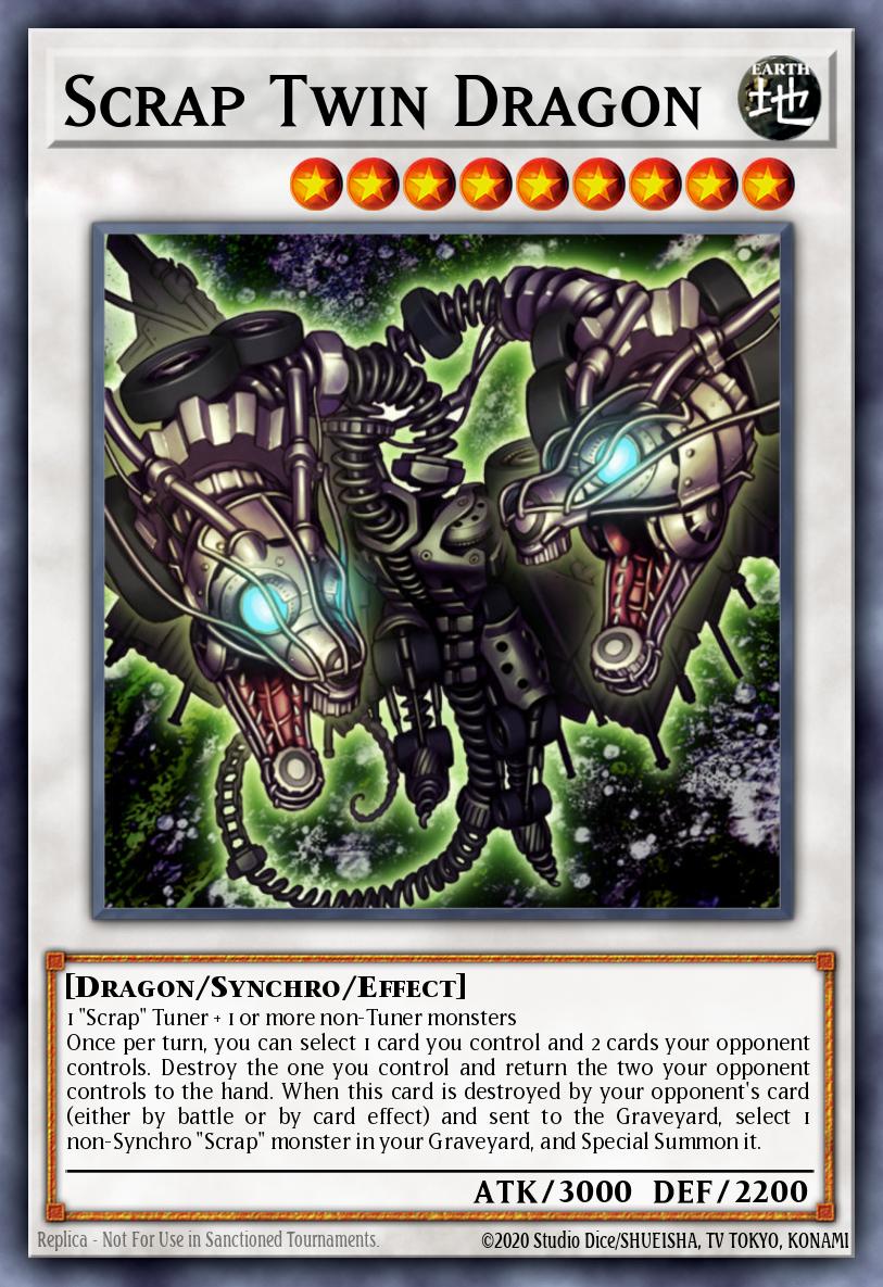 Scrap Twin Dragon Super Rare KICO-EN038 Kings Court Yugioh card