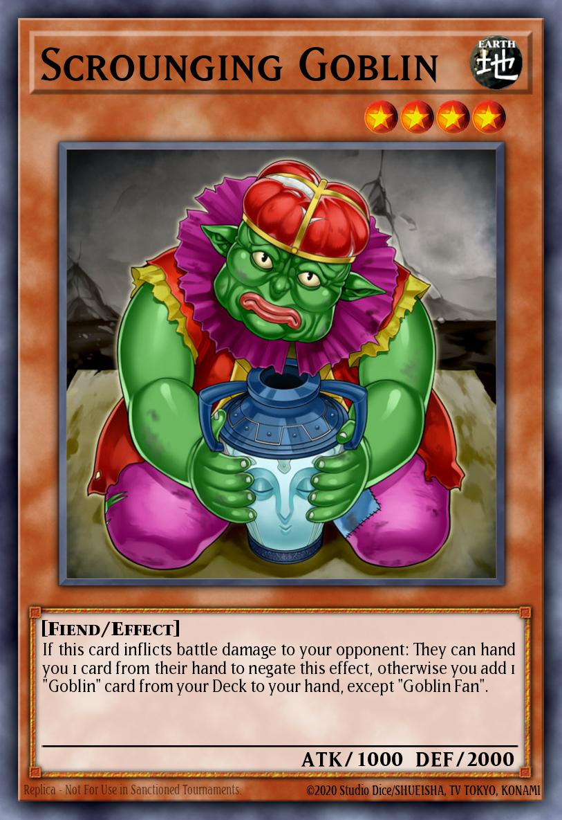 Scrounging Goblin Short Print NECH-EN044 The New Challengers Yugioh card
