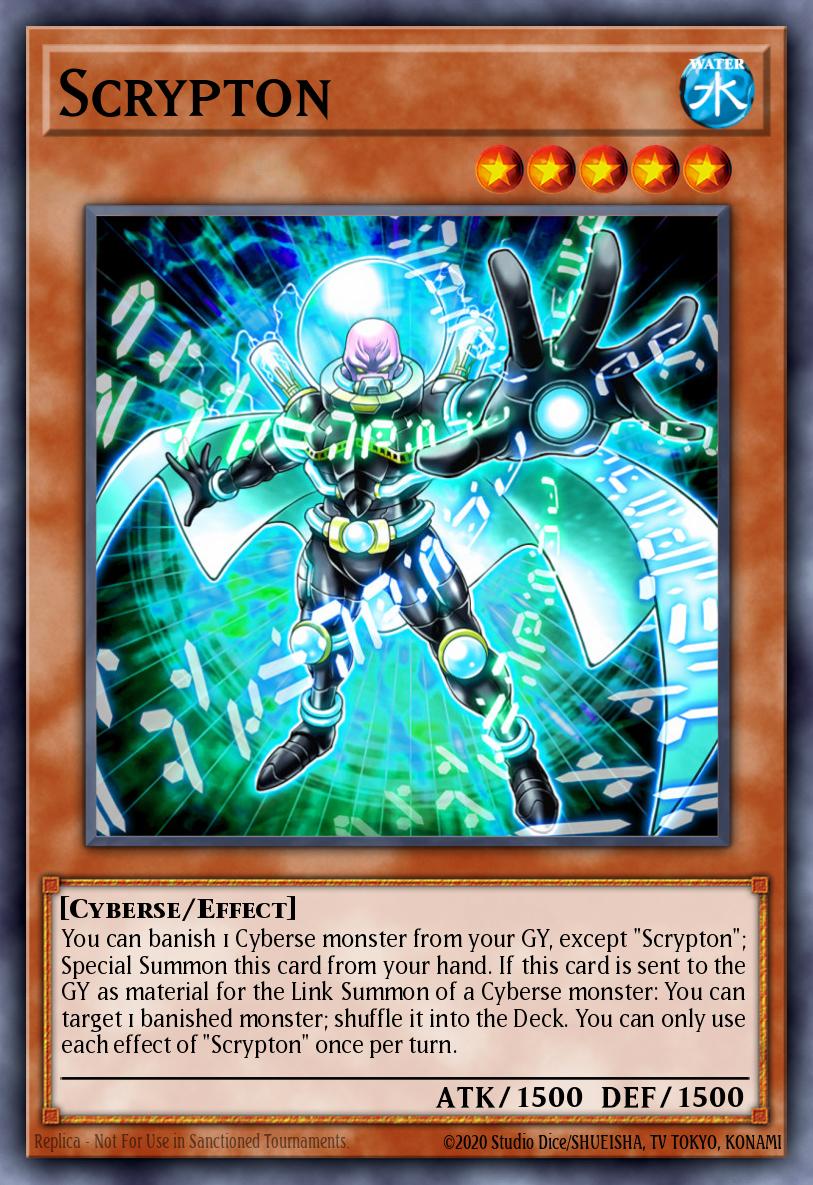 Scrypton Super Rare ETCO-EN082 Eternity Code Yugioh card