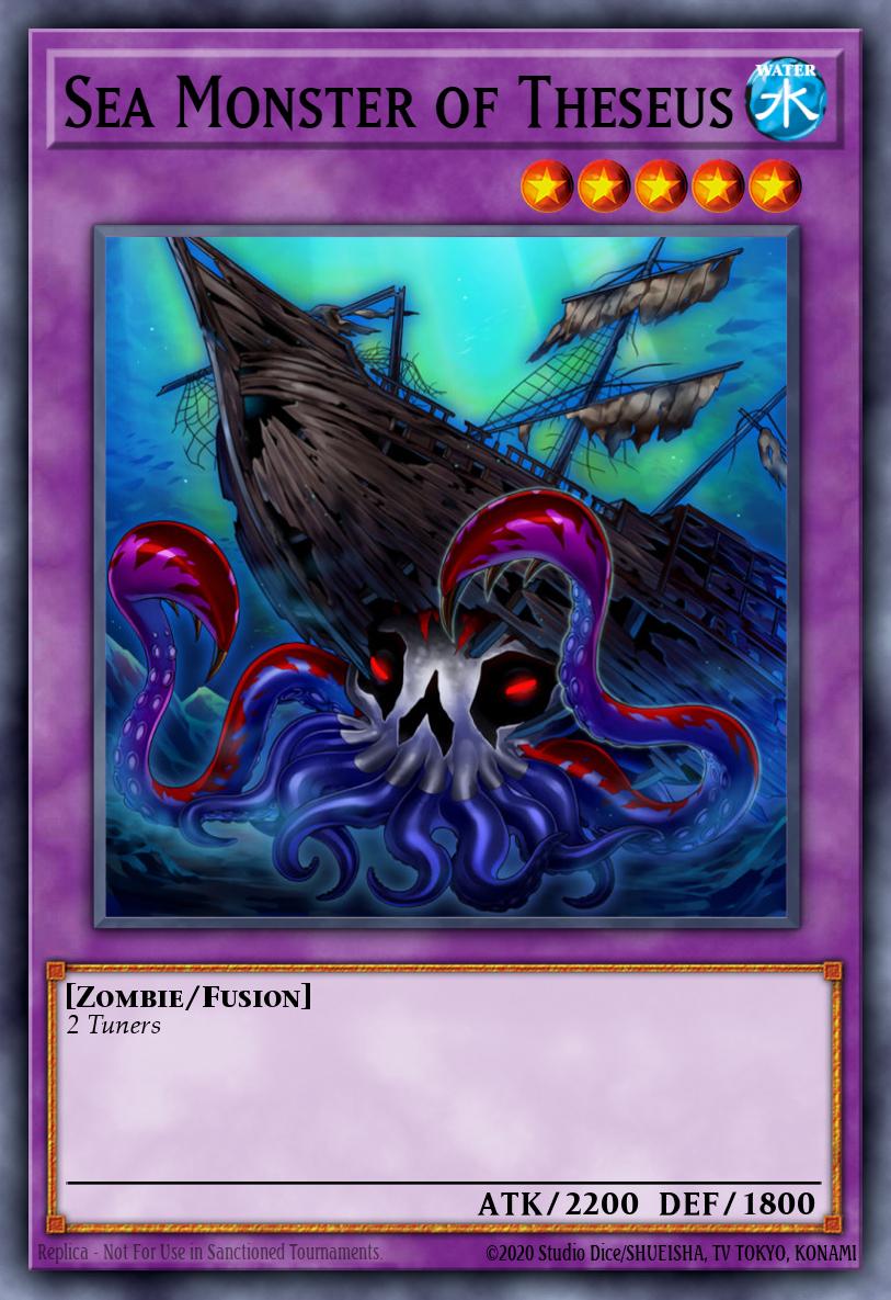 Sea Monster of Theseus Secret Rare MP17-EN231 2017 Mega-Tin Mega Pack Yugioh card