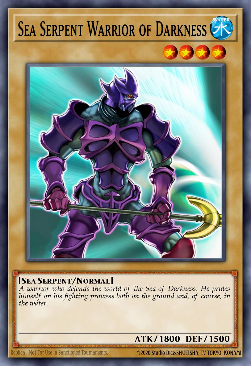 Sea Serpent Warrior of Darkness Common DR2-EN060 Dark Revelation Volume 2 Yugioh card